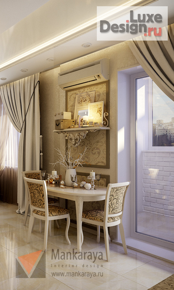 Дизайн интерьера двухкомнатной квартиры "2-комнатная квартира 76 м2 по ул. Молодежная г. Курчатов" (фото 12)