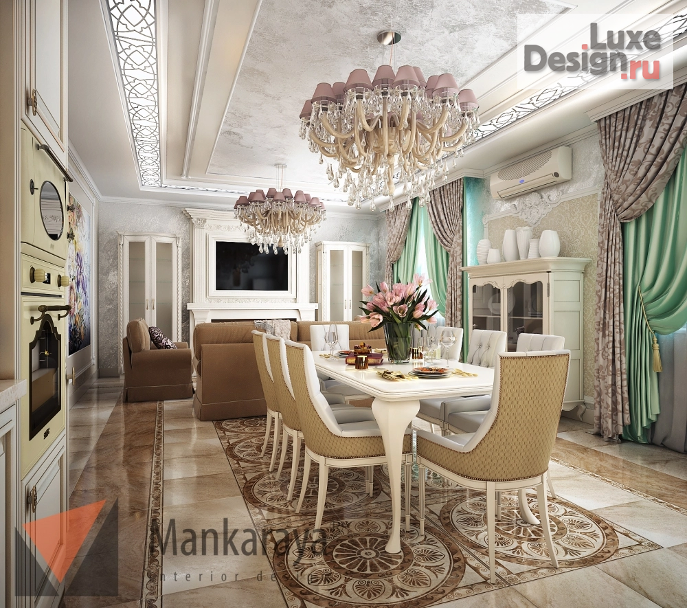 Дизайн интерьера загородного дома "Дом на Выгонном переулке" (фото 1)