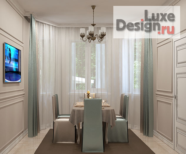 Дизайн интерьера коттеджа "г. Курск" (фото 4)